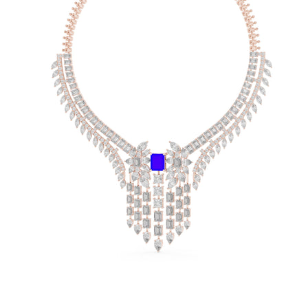 Emerald Lab Grown Diamond Halo Pendant