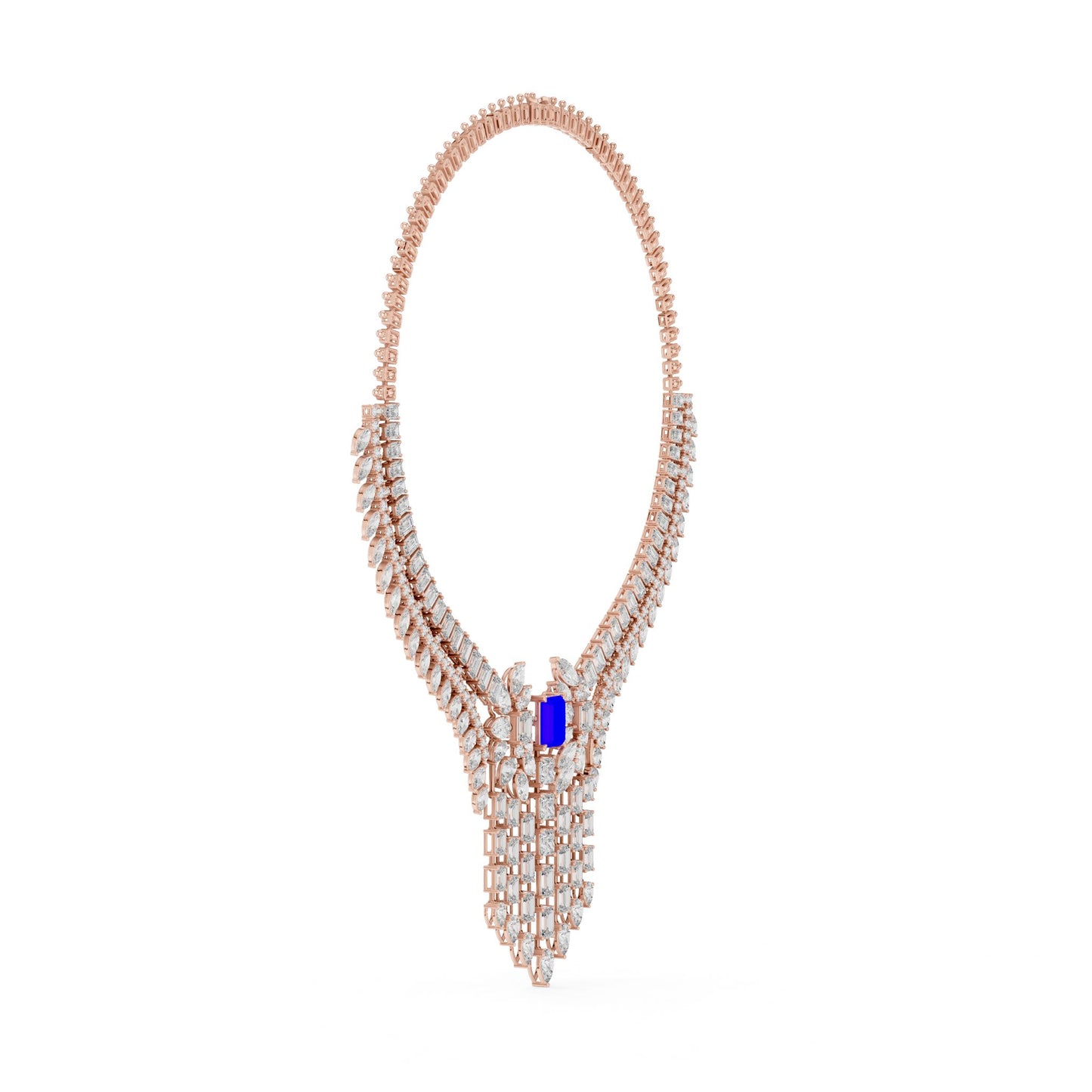 Emerald Lab Grown Diamond Halo Pendant