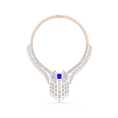Emerald Lab Grown Diamond Halo Pendant
