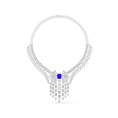 Emerald Lab Grown Diamond Halo Pendant