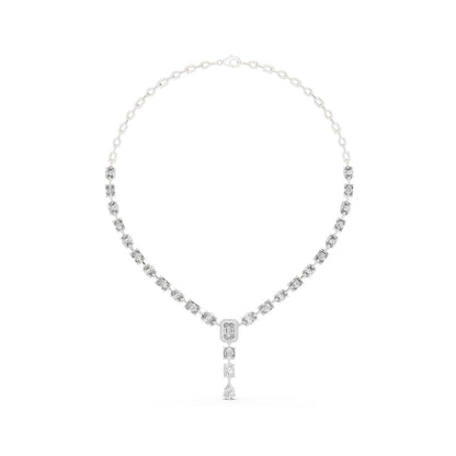 Emerald Lab Grown Diamond Halo Pendant
