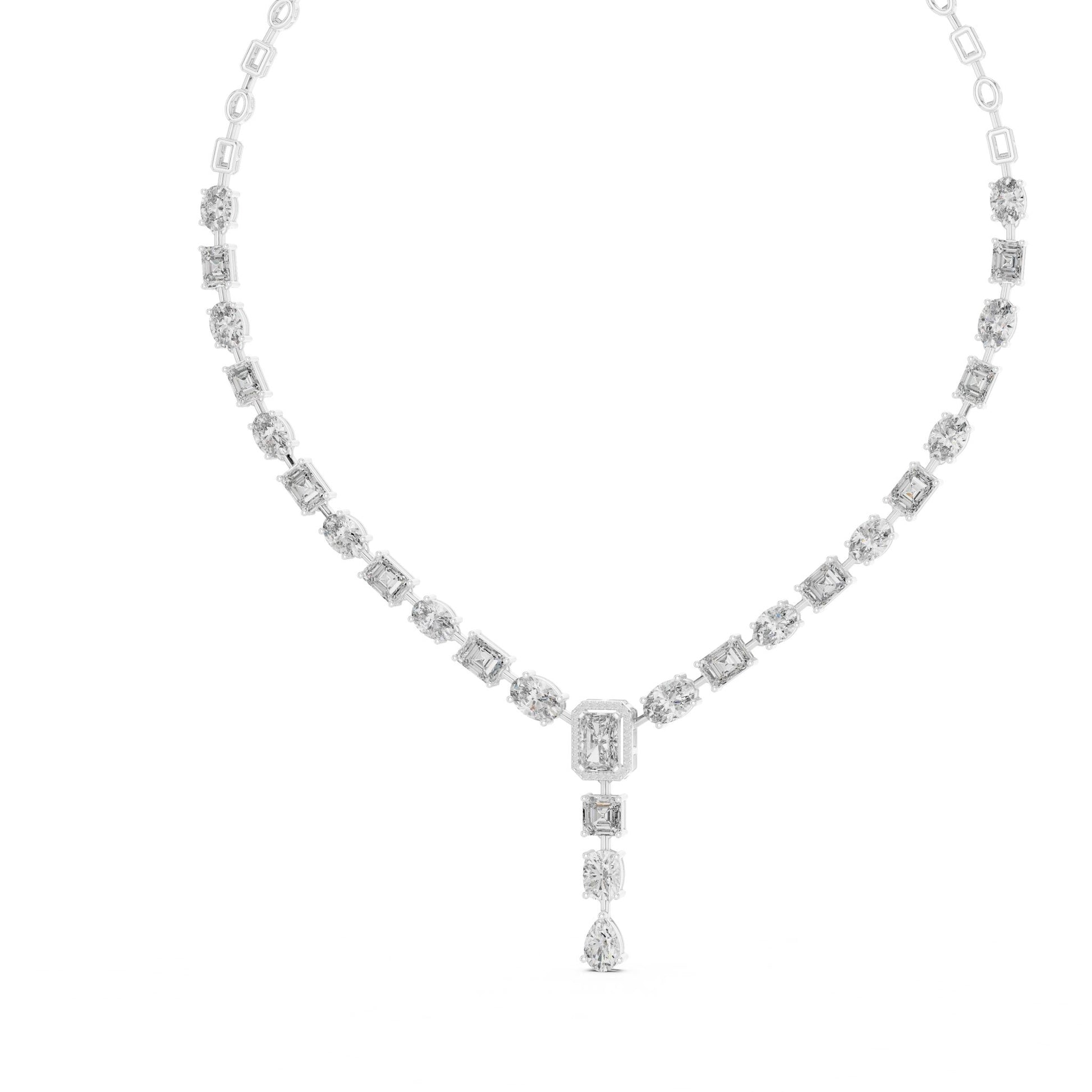 Emerald Lab Grown Diamond Halo Pendant