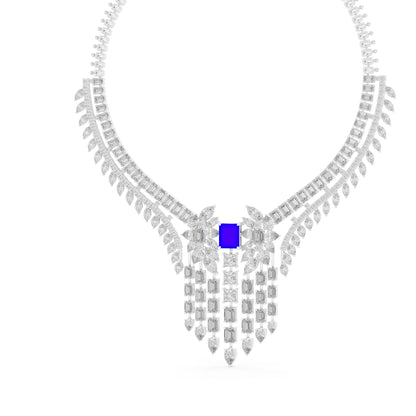 Emerald Lab Grown Diamond Halo Pendant
