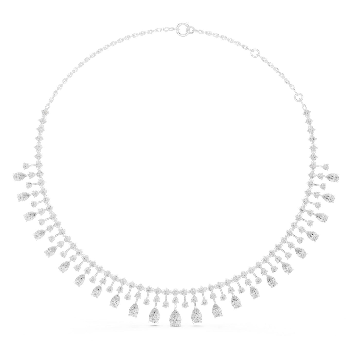 Emerald Lab Grown Diamond Halo Pendant
