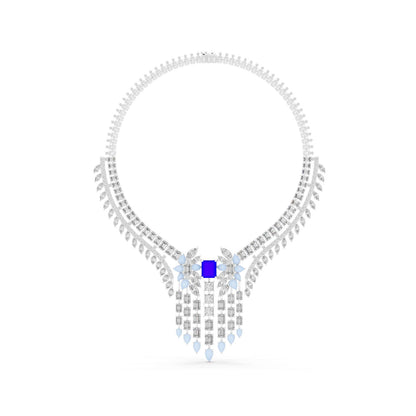 Emerald Lab Grown Diamond Halo Pendant