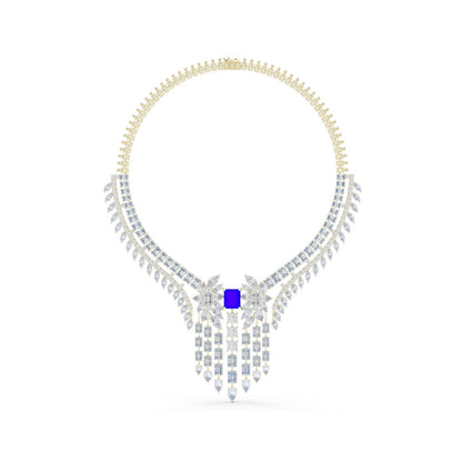 Emerald Lab Grown Diamond Halo Pendant