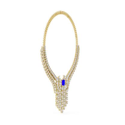 Emerald Lab Grown Diamond Halo Pendant