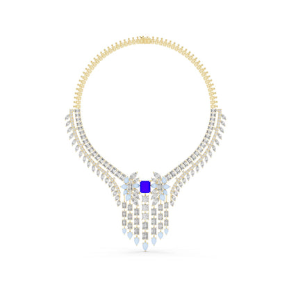 Emerald Lab Grown Diamond Halo Pendant