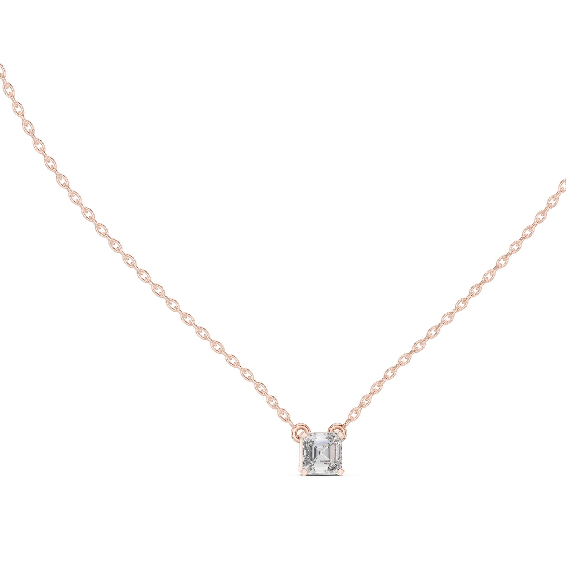 Emerald Lab Grown Diamond Pendant