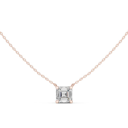 Emerald Lab Grown Diamond Pendant