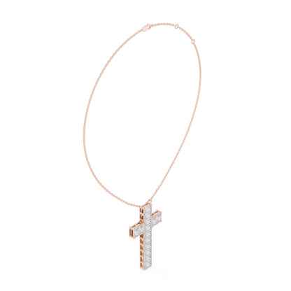 Emerald Lab Grown Diamond Pendant