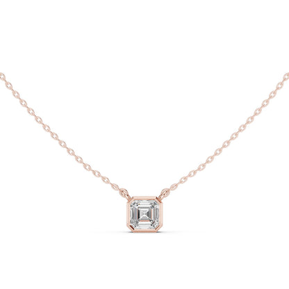 Emerald Lab Grown Diamond Pendant