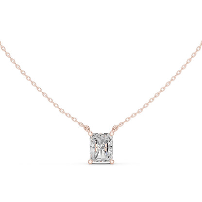 Emerald Lab Grown Diamond Pendant
