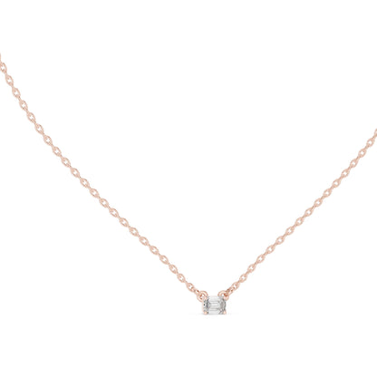 Emerald Lab Grown Diamond Pendant