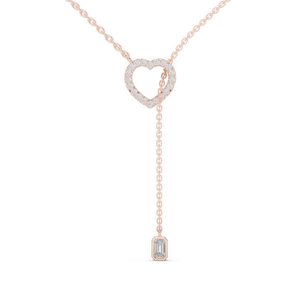 Emerald Lab Grown Diamond Pendant