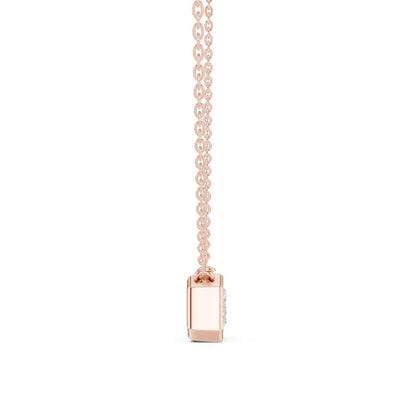 Emerald Lab Grown Diamond Pendant