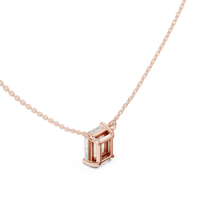Emerald Lab Grown Diamond Pendant