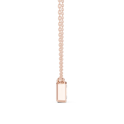 Emerald Lab Grown Diamond Pendant
