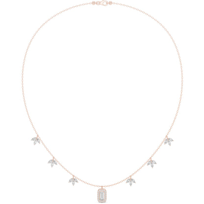 Emerald Lab Grown Diamond Pendant