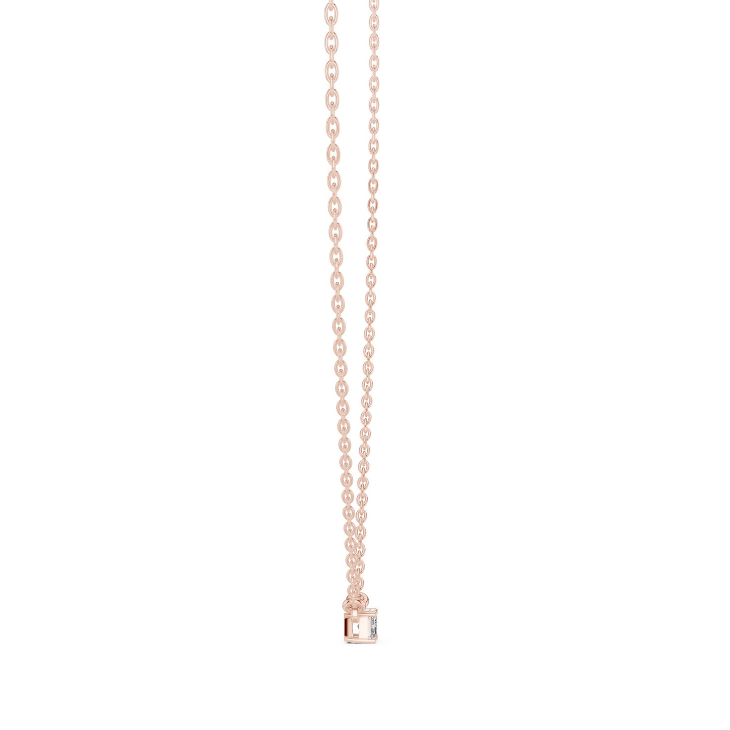 Emerald Lab Grown Diamond Pendant