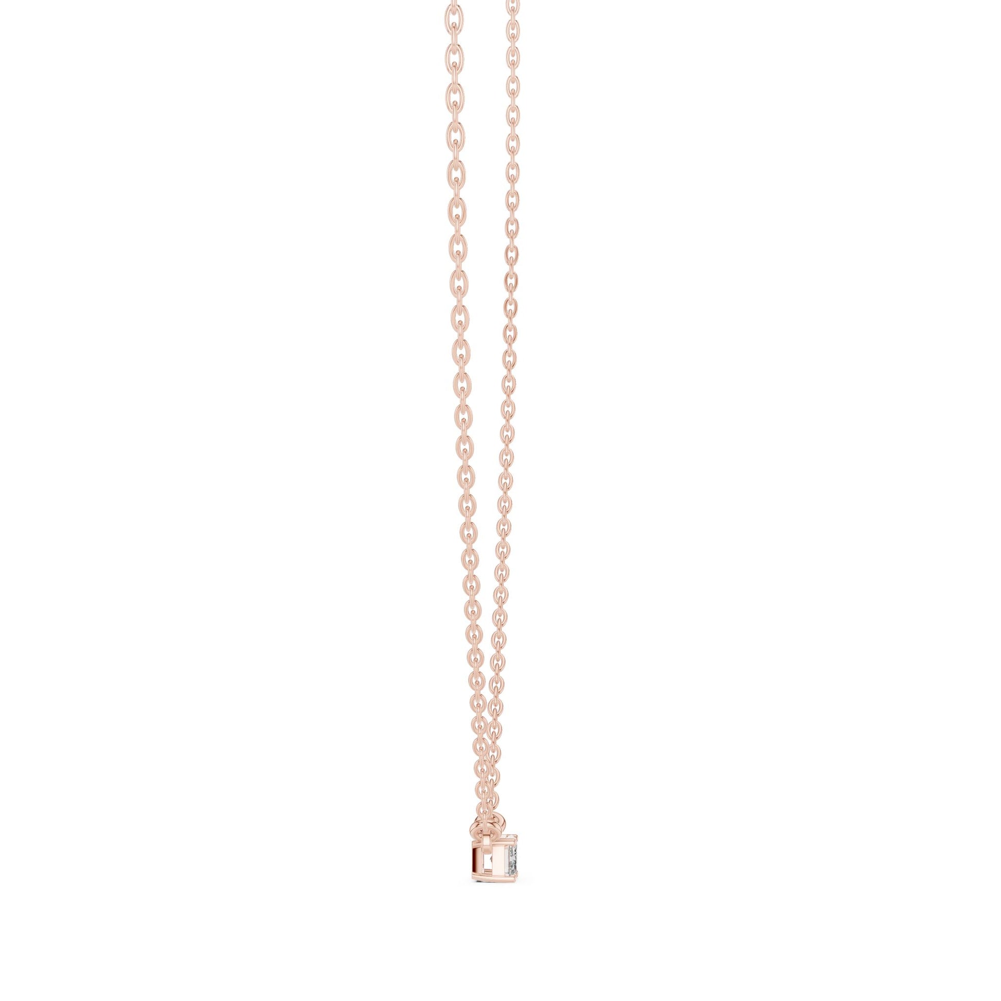 Emerald Lab Grown Diamond Pendant