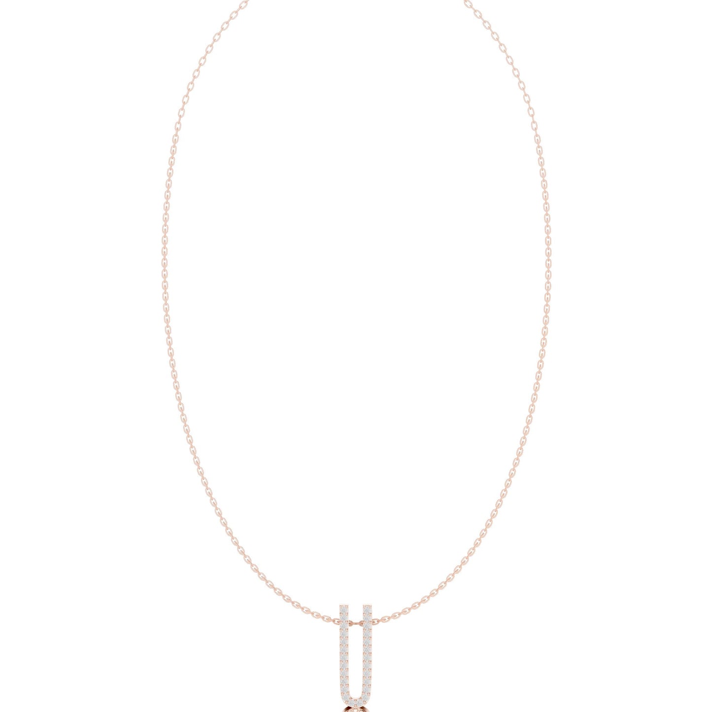 Emerald Lab Grown Diamond Pendant