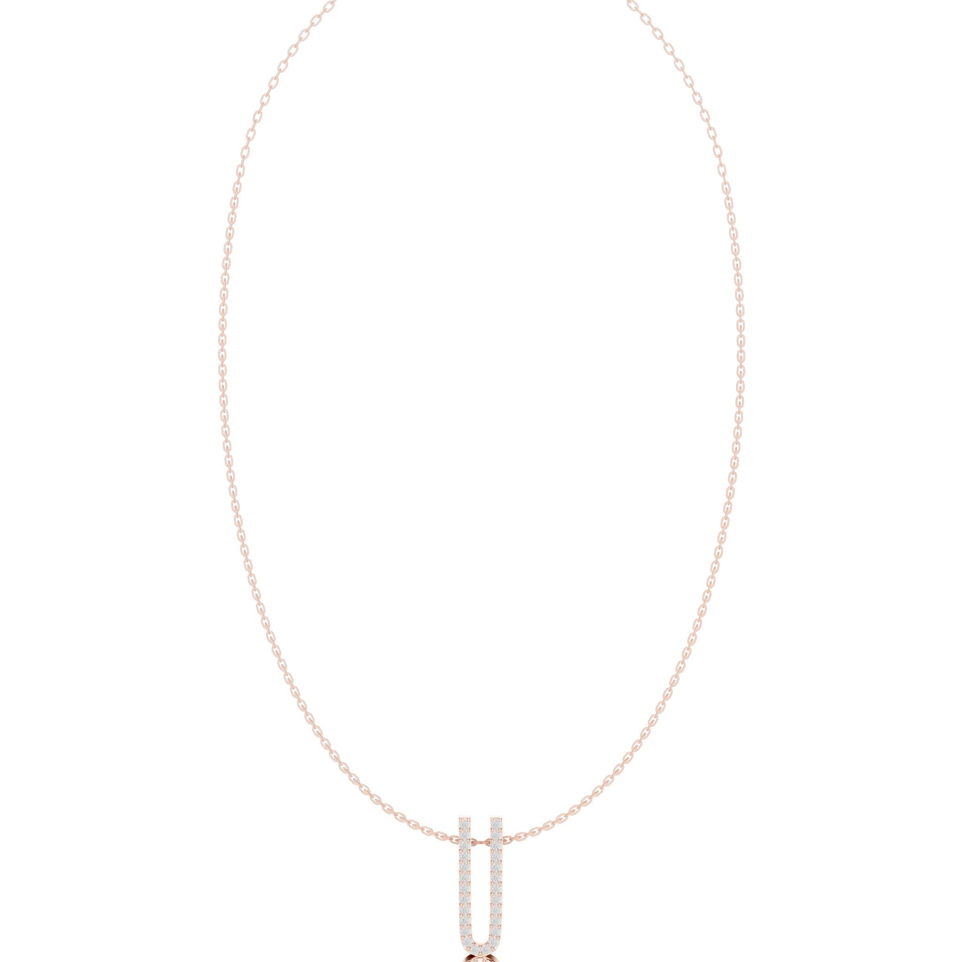 Emerald Lab Grown Diamond Pendant