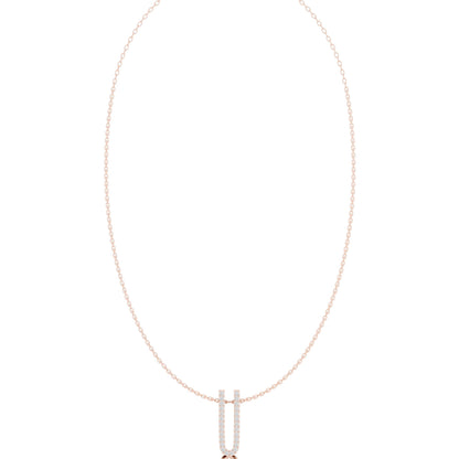 Emerald Lab Grown Diamond Pendant