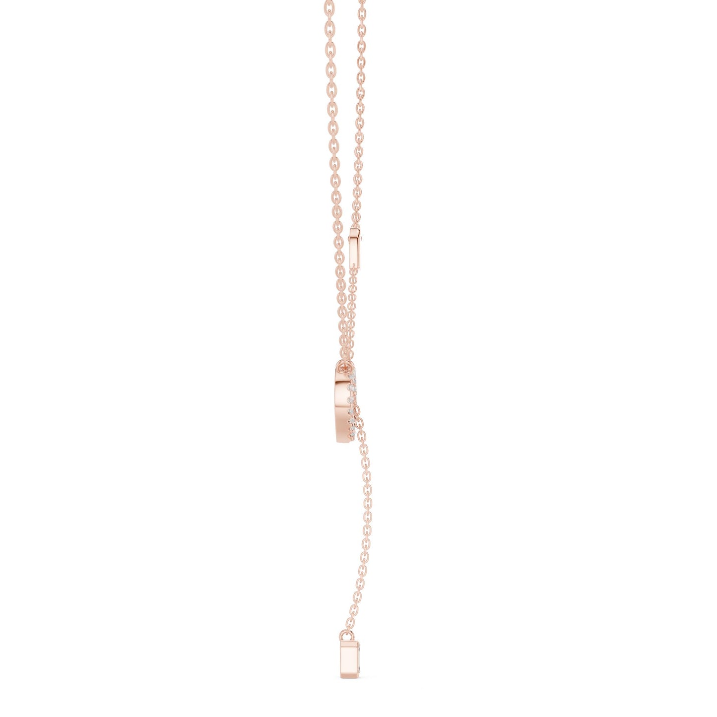 Emerald Lab Grown Diamond Pendant