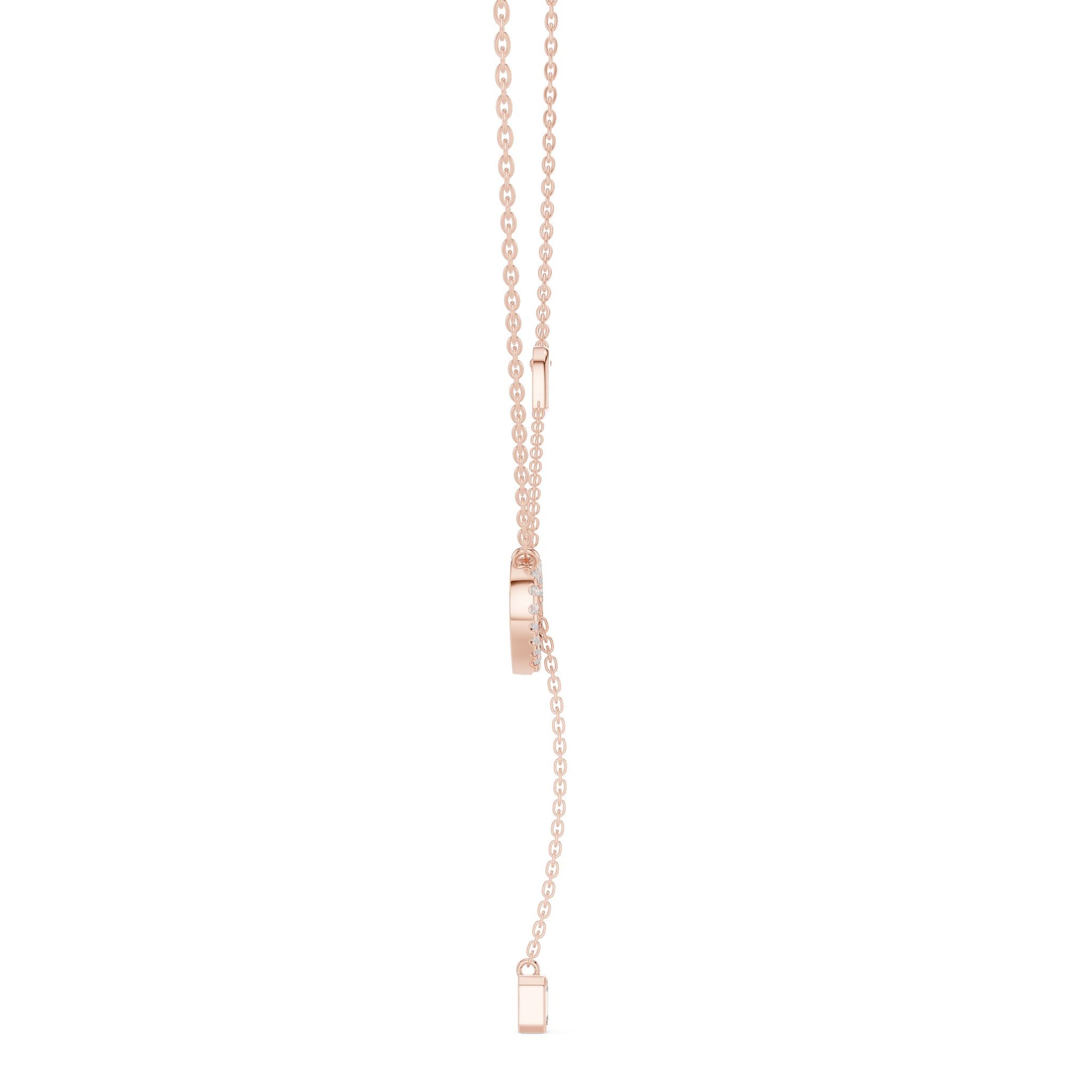 Emerald Lab Grown Diamond Pendant