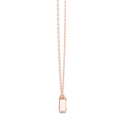 Emerald Lab Grown Diamond Pendant