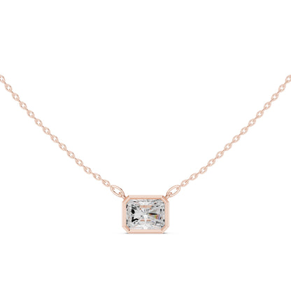 Emerald Lab Grown Diamond Pendant