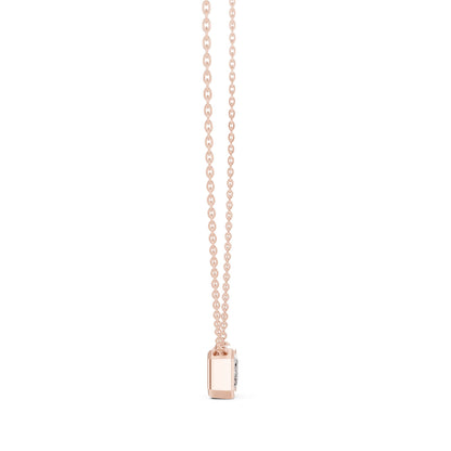 Emerald Lab Grown Diamond Pendant