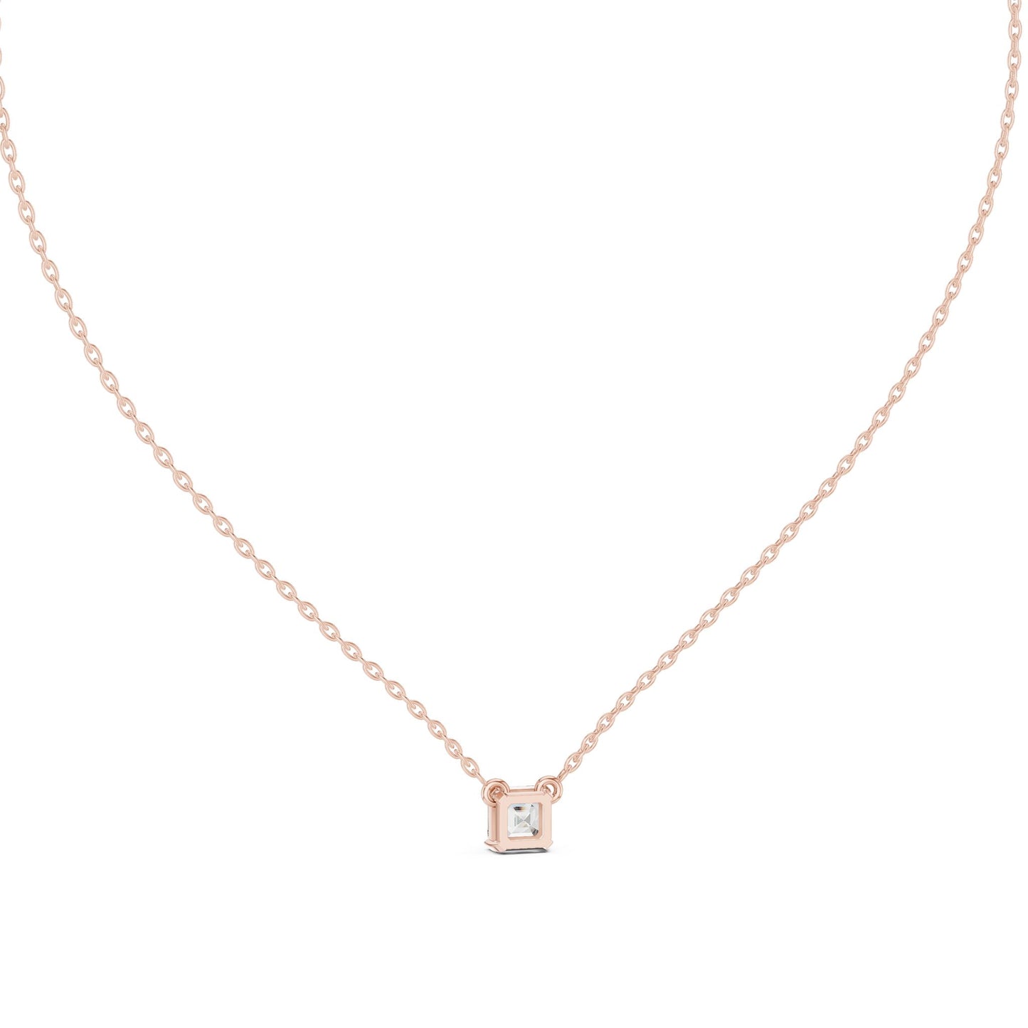 Emerald Lab Grown Diamond Pendant