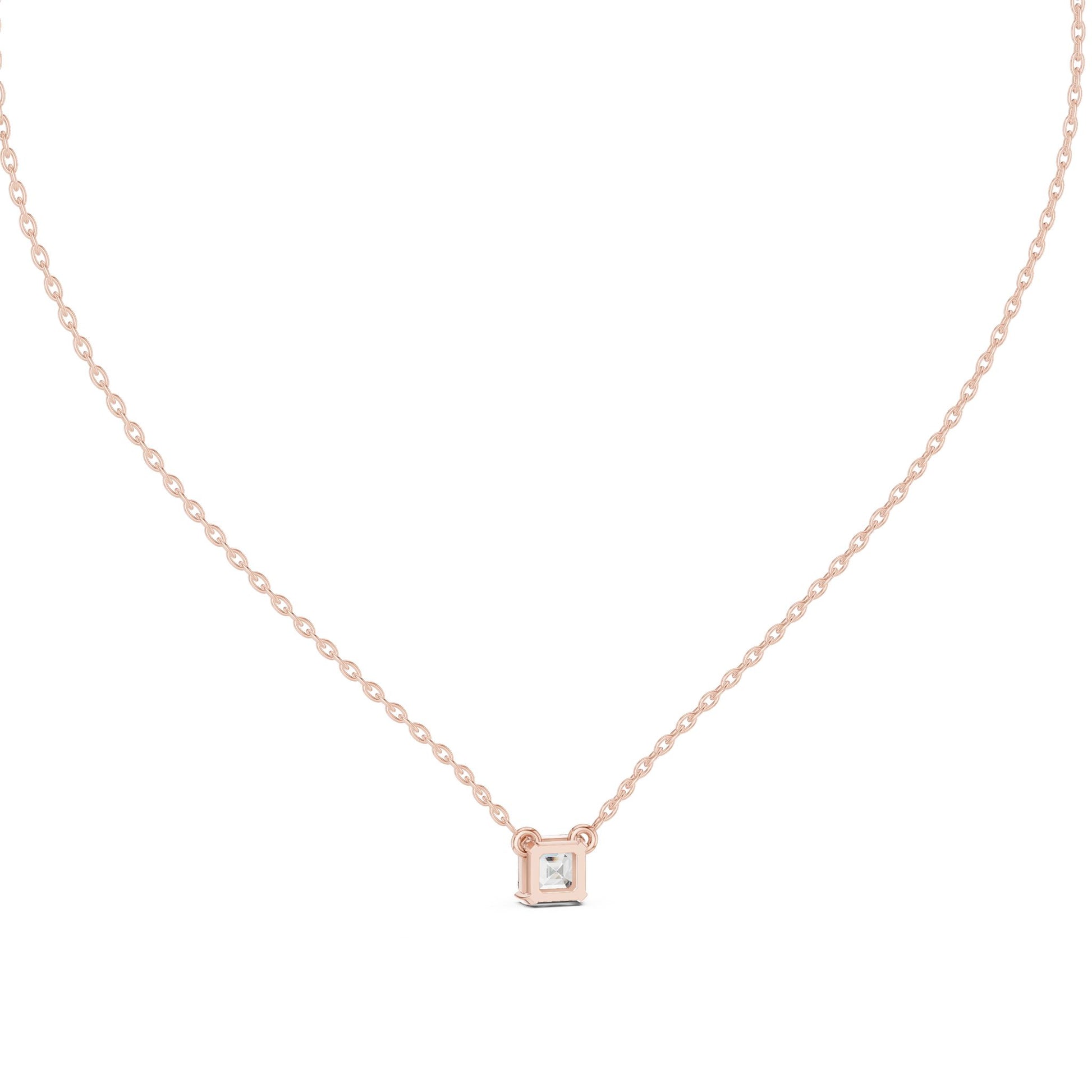 Emerald Lab Grown Diamond Pendant