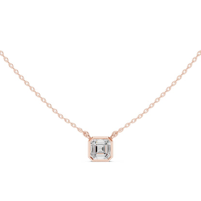 Emerald Lab Grown Diamond Pendant