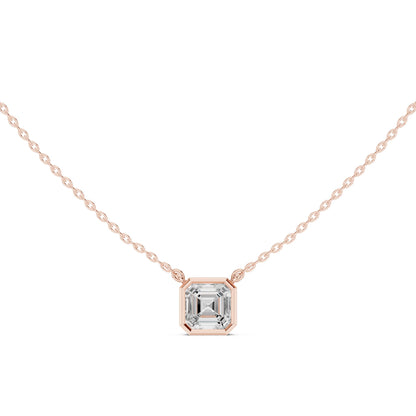 Emerald Lab Grown Diamond Pendant