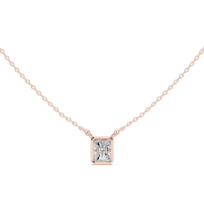 Emerald Lab Grown Diamond Pendant
