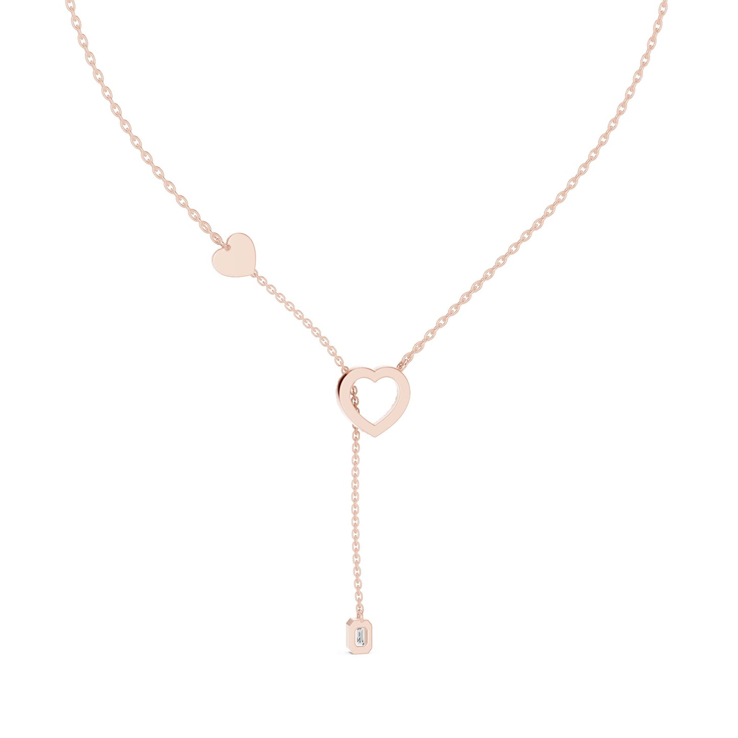 Emerald Lab Grown Diamond Pendant