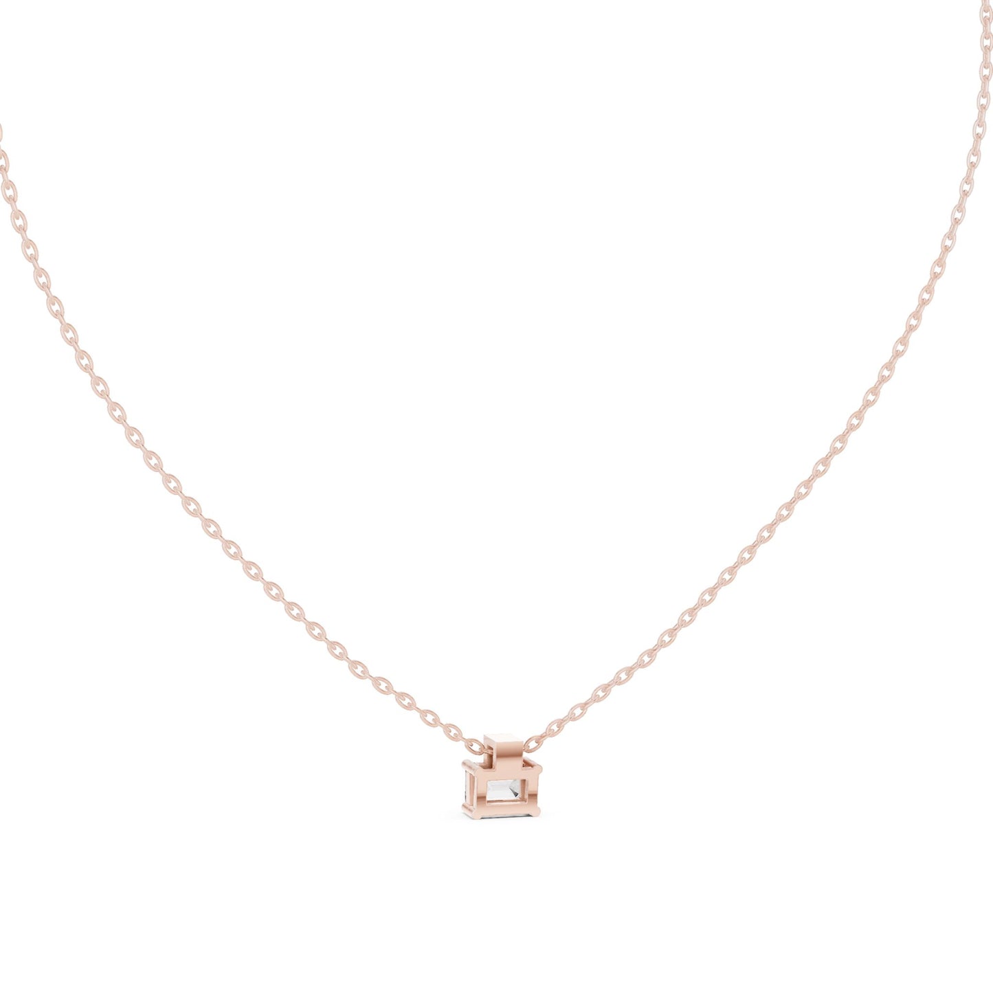 Emerald Lab Grown Diamond Pendant
