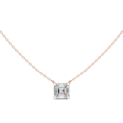 Emerald Lab Grown Diamond Pendant