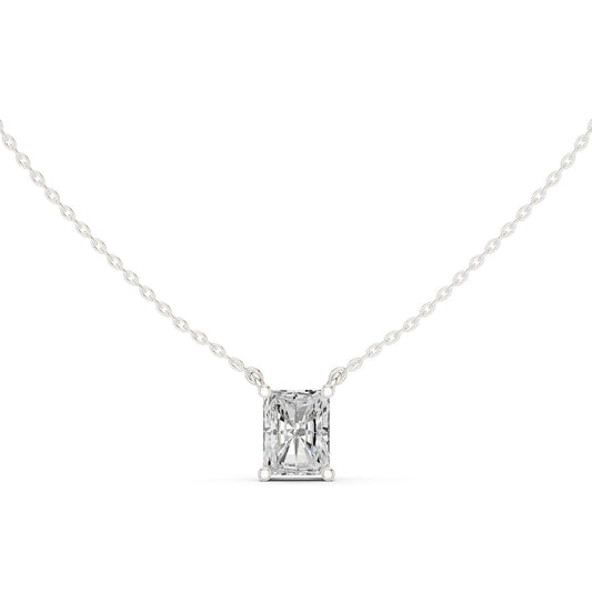 Emerald Lab Grown Diamond Pendant