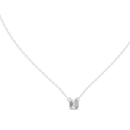 Emerald Lab Grown Diamond Pendant
