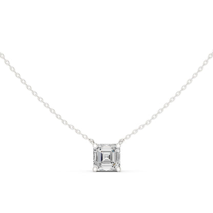 Emerald Lab Grown Diamond Pendant