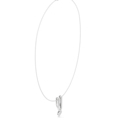 Emerald Lab Grown Diamond Pendant