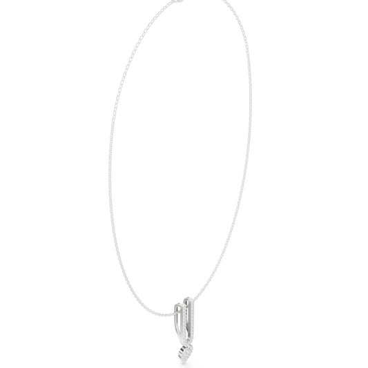 Emerald Lab Grown Diamond Pendant