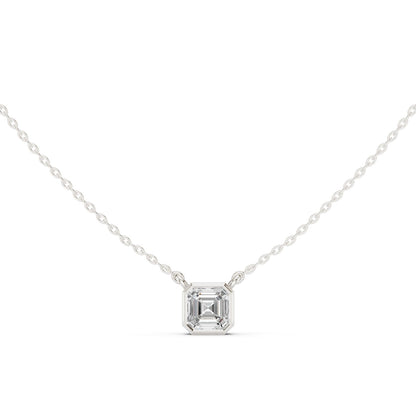 Emerald Lab Grown Diamond Pendant