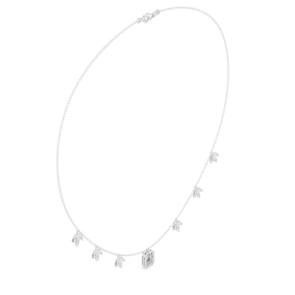 Emerald Lab Grown Diamond Pendant