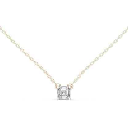 Emerald Lab Grown Diamond Pendant