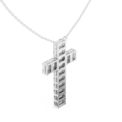 Emerald Lab Grown Diamond Pendant